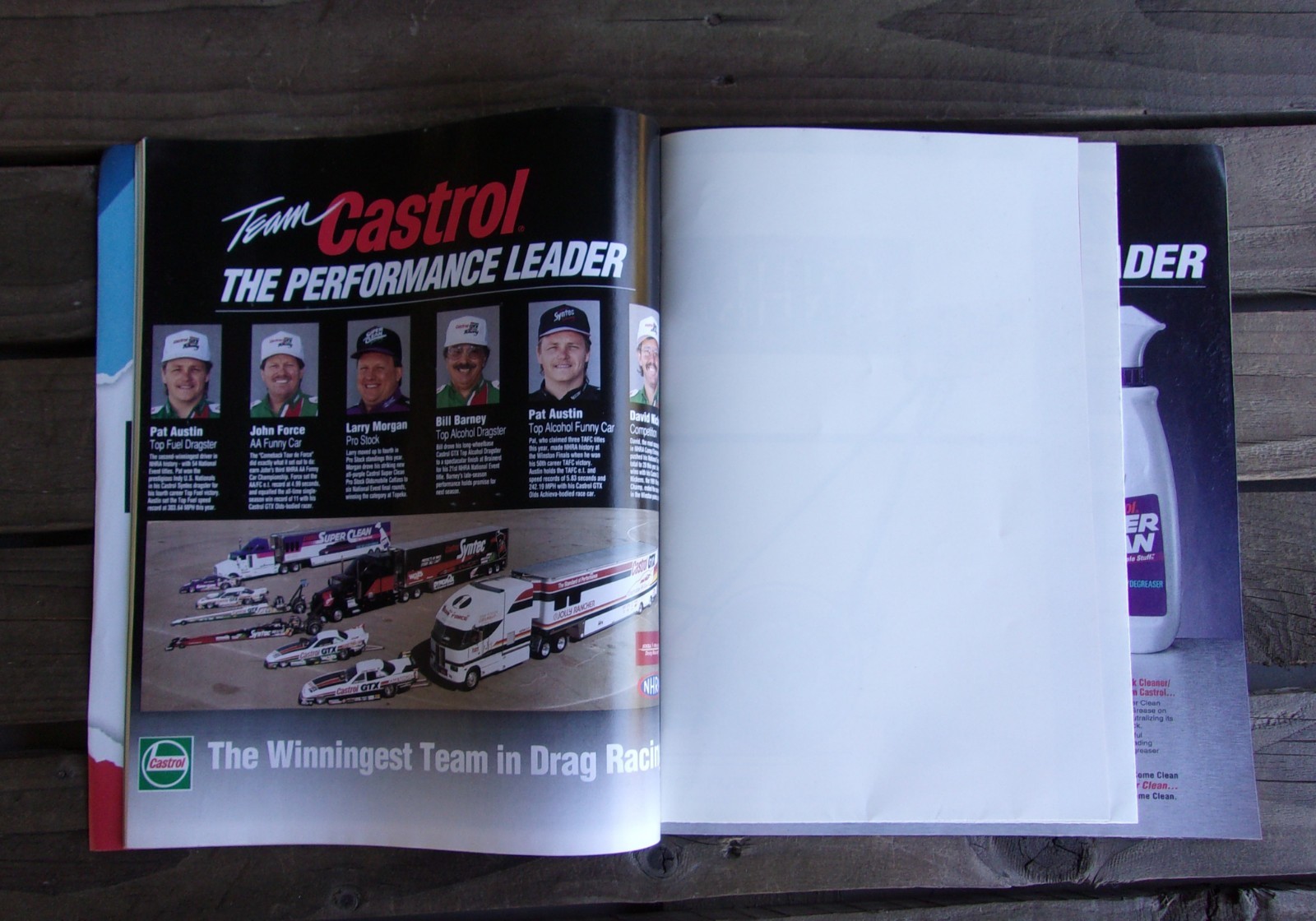 NHRA Racing Program Book Vintage 1994 Funny Car Dragster Top Fuel Pro Stock