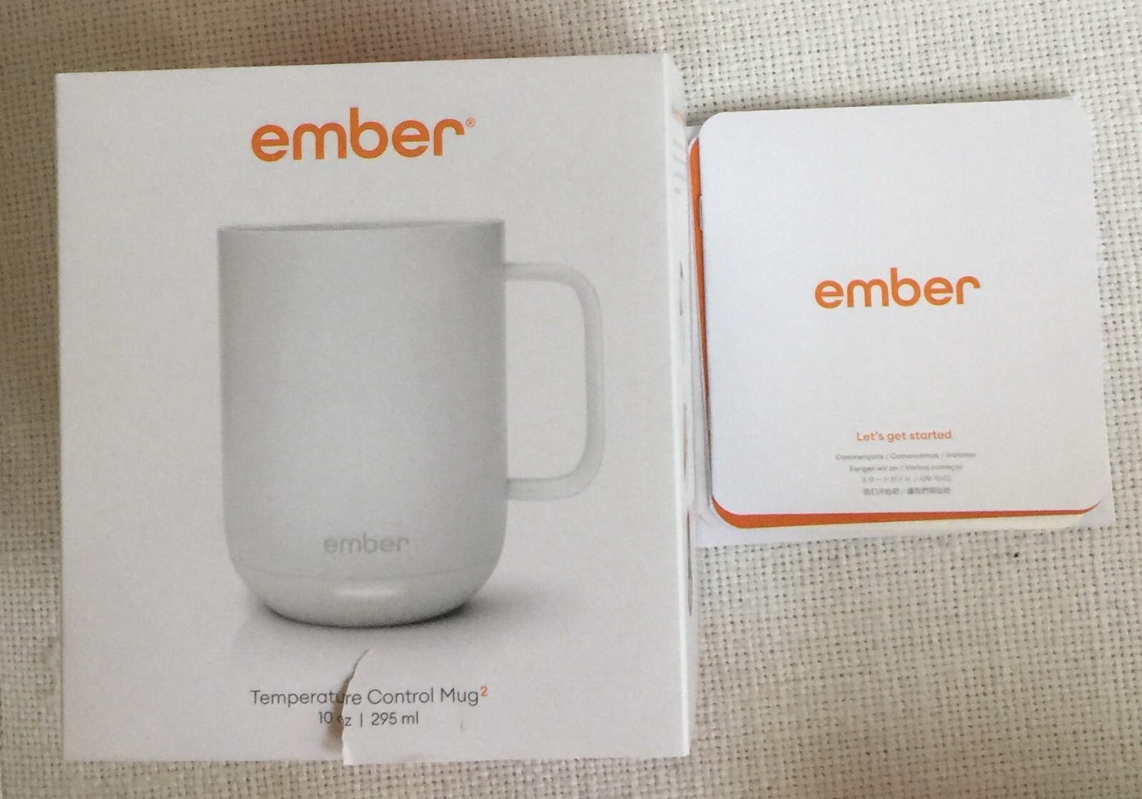 正規店購入ember Temperature Control Mug2 美品 Ember Mug 2 - Temperature Control Smart Mug - 10oz, New Open