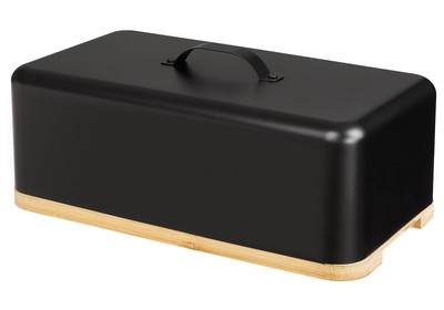 Modern Bread Box For Kitchen Countertop Large Metal Bread Keeper Storage Contain