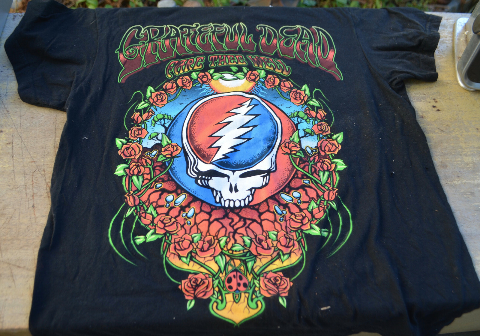 GRATEFUL DEAD FARE THEE WELL, CELEBRATING 50 YEARS T-SHIRT S