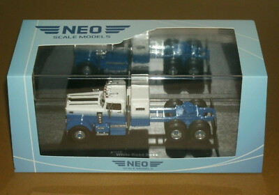 1/64 Scale 1970's White Road Boss Tractor Unit Truck 5'' Resin Model Neo NEO64015