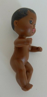 1973 Barbie Happy Family African American Black Baby Krissy Doll Mattel     B