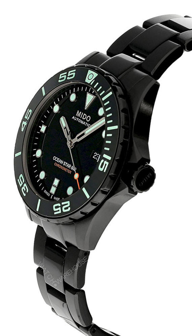 Pre-owned Mido Ocean Star 600 Chronometer Auto 43.5mm Ss Men's Watch M026.608.33.051.00