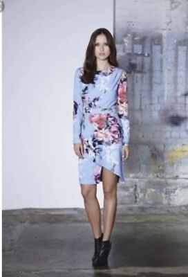 NWOT Australia Designer We Are Kindred Floral Dress AU 8 Stunning