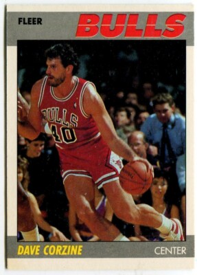 1987-88 Fleer #22 Dave Corzine Chicago Bulls - Rookie Card