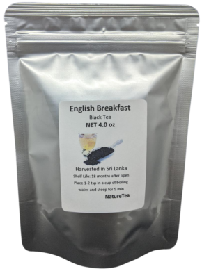 English Breakfast Black Tea - Loose Leaf Black Tea - By Nature Tea