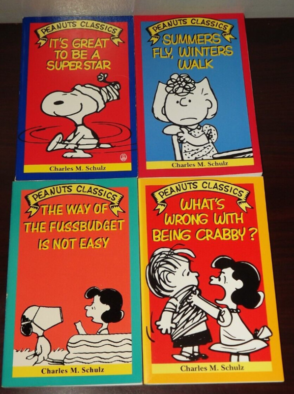 Lot Of 4 Peanuts Classics Books Tpb Charles M. Schulz