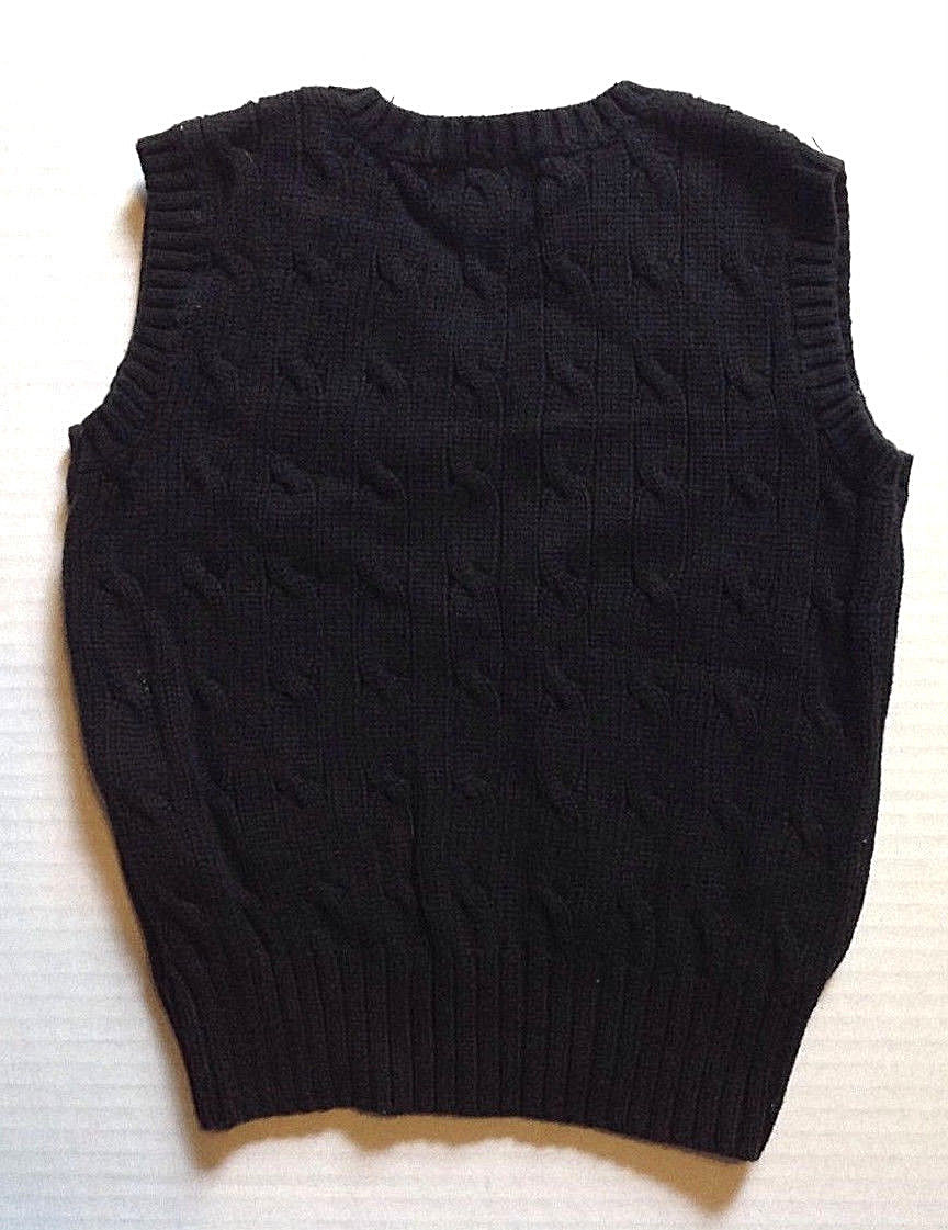 Polo Ralph Lauren Black Boys Sweater Vest Size 3T