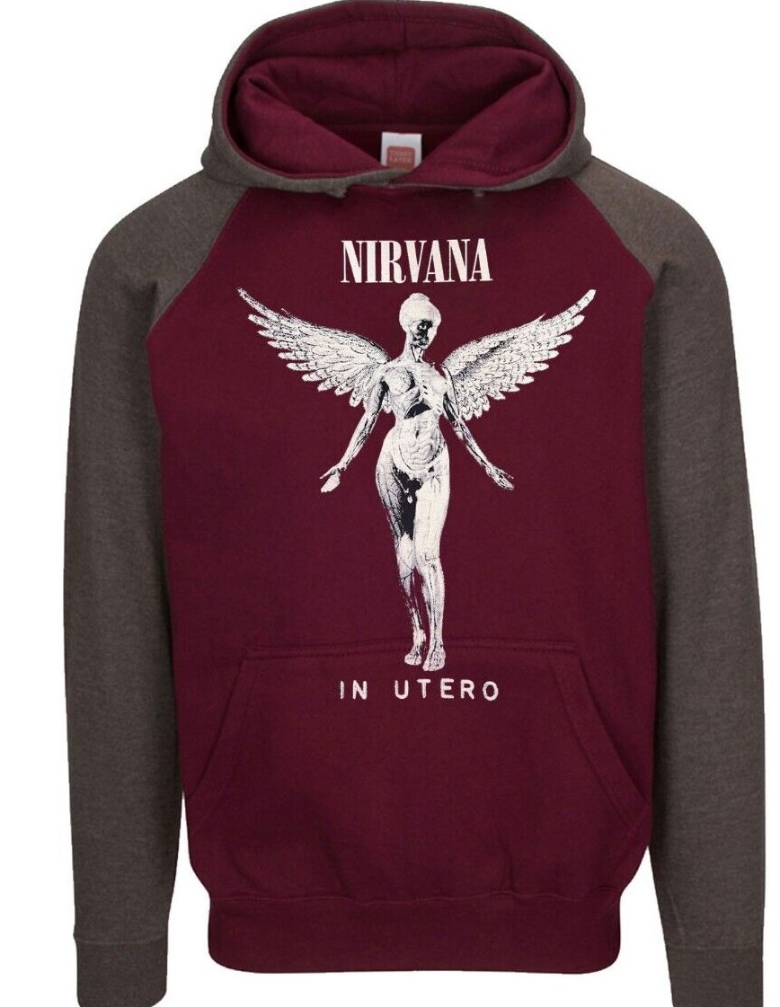 Nirvana in Utero W BAND HOODIES Multiple Variations of Colors  MEN's SIZES