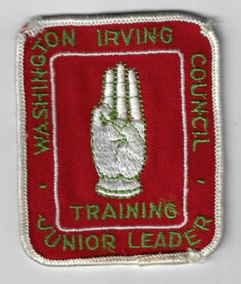 Junior Leader Training Washington Irving Council WHITE Border [MX-4503]