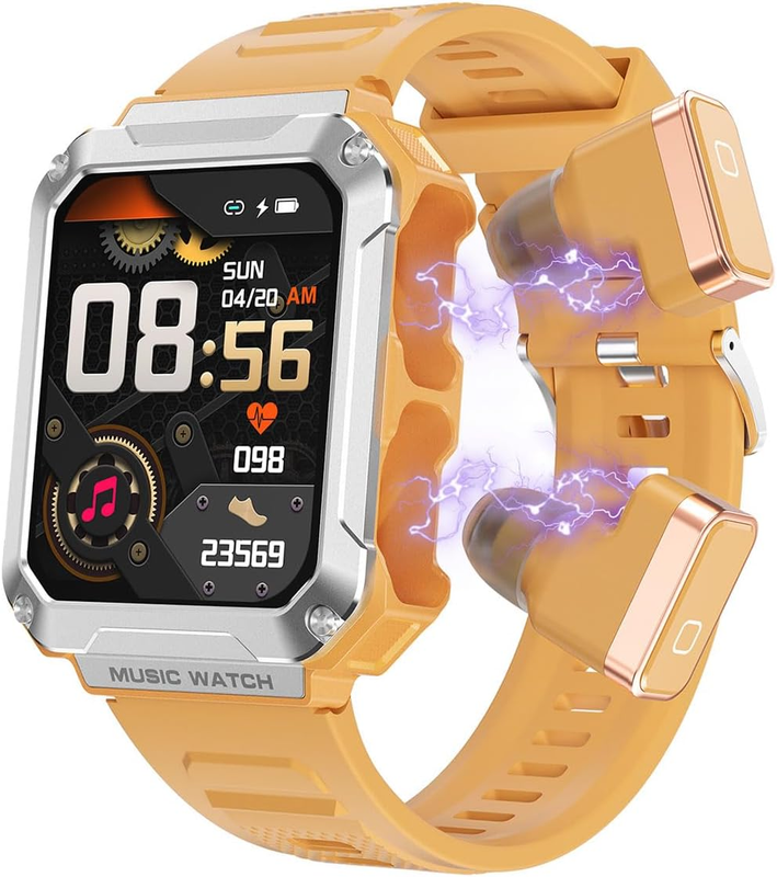 T93 3 in 1 Smart Watch with Earbuds Voice Recorder with 4GB Call/Answer Fitness