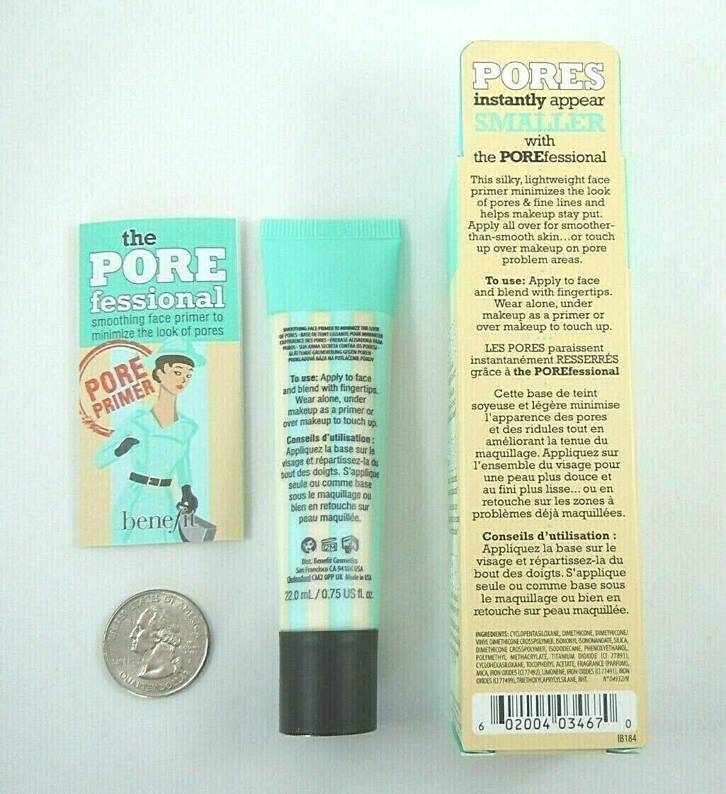 Benefit The POREfessional Smoothing Face PRIMER 0.75 oz SEALED Full Size NIB $32