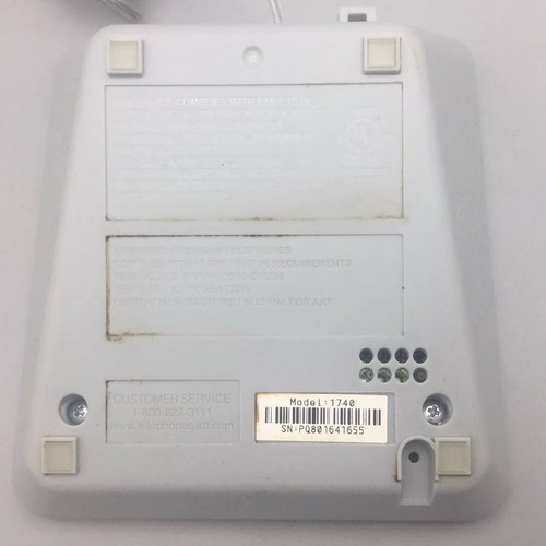 At&T Digital Answering System Model 1740