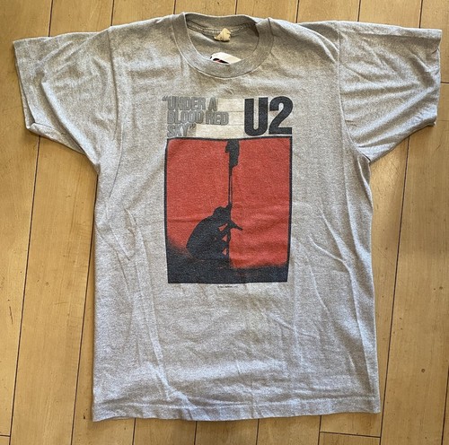 Vtg 1984 U2 'Under A Blood Red Sky' Album Promo Shirt. Size