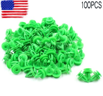 100pcs Door Panel Clip Trim Fastener 6503204 For Jeep WJ Grand Cherokee Chrysler