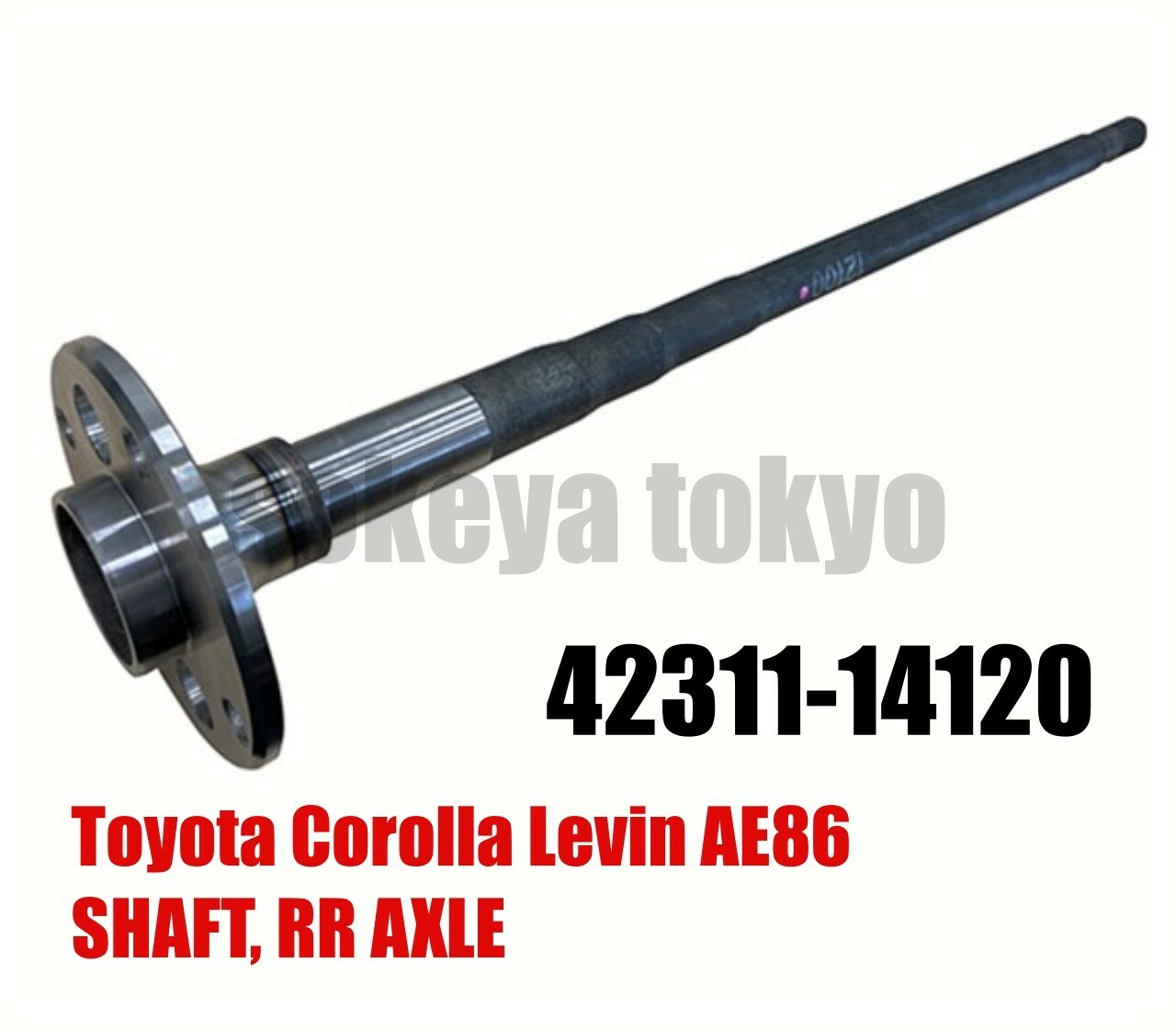 TOYOTA Corolla Levin AE86 KOKI SHAFT, REAR AXLE without LSD