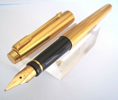 Magnificent And Rare Pen Fountain PARKER 75 14 K G.F Made IN