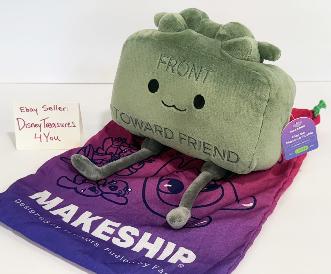 MAKESHIP▼Clay the Claymore▼クレイモア型ぬいぐるみ MAKESHIP▽Clay the Claymore▽クレイモア型ぬいぐるみ Clay the