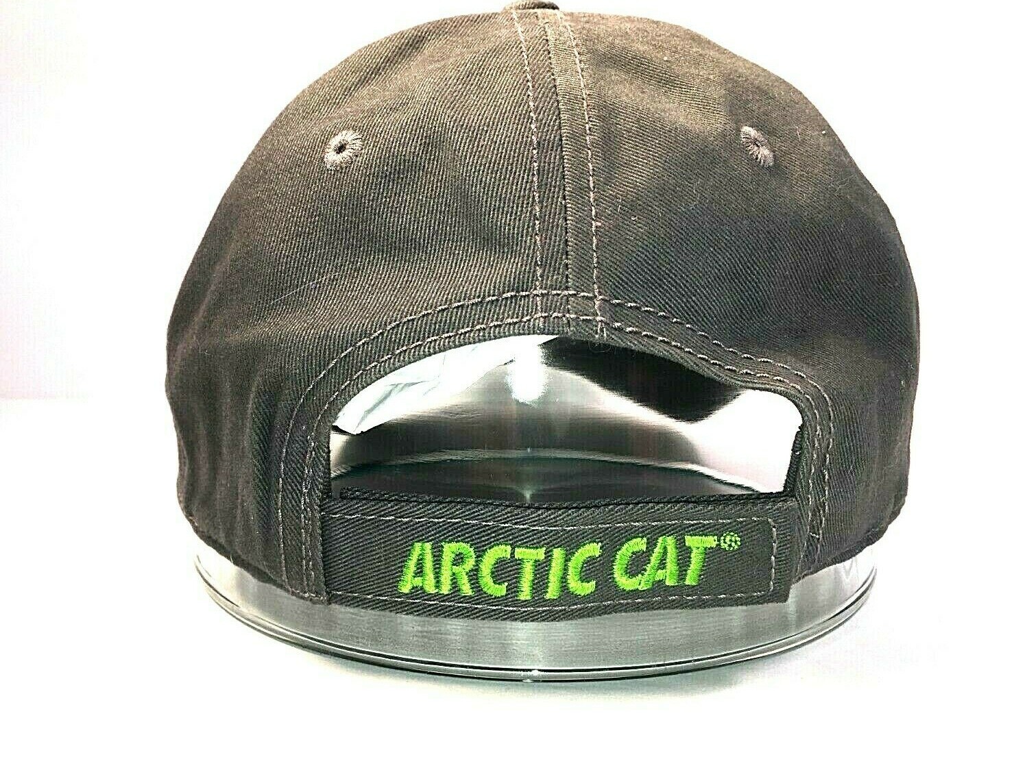 Arctic Cat snowmobile Cat's Pride Riders Club 2017 ball cap green and Grey
