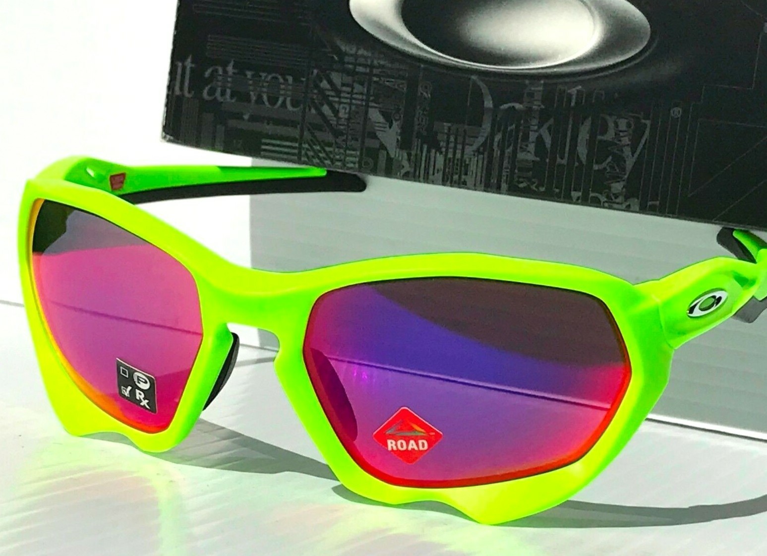 NEW Oakley PLAZMA Matte Retina Burn PRIZM Road Ruby Bike NEW Oakley PLAZMA Matte Retina Burn PRIZM Road Ruby Bike
