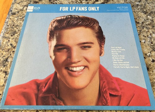 欧LP Elvis Presley For Lp Fans Only(Translucent Blue Vinyl