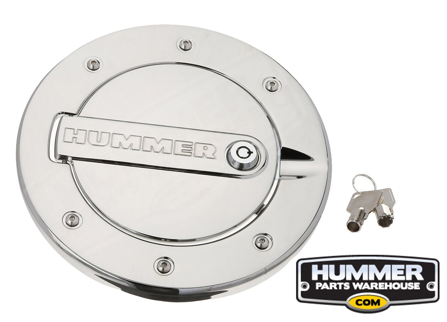 Defenderworx Fuel Door H3ppc08060 Chrome Lockable Hummer H3 New for