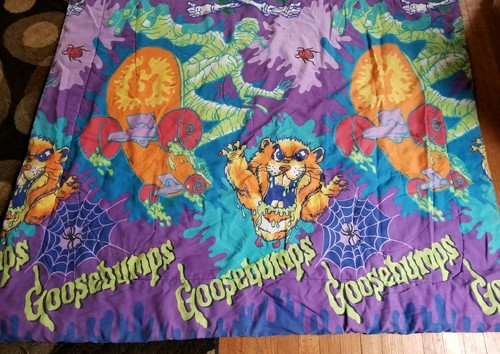 Vintage 1990s Goosebumps Comforter Blanket Bedding 87” X 61”