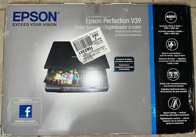 Epson Perfection v39 Color Scanner - Exceed Your Vision