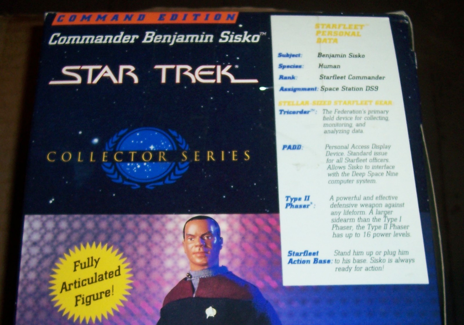 Playmates Star Trek Command Edition Benjamin Sisko 9