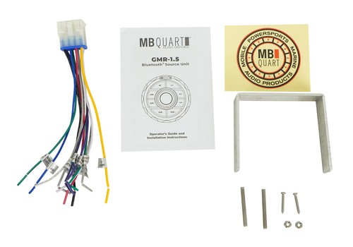 MB Quart GMR-1.5W 160W Marine Bluetooth Receiver w/USB For ATV/UTV/RZR GMR1.5W