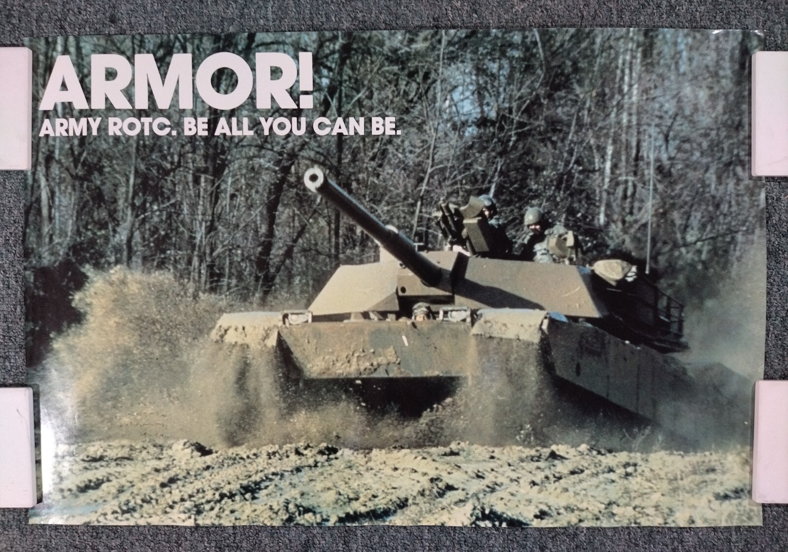 1980s &ldquo;Armor! Army ROTC. Be All You Can Be.&rdquo; U.S. Army Recruiting 