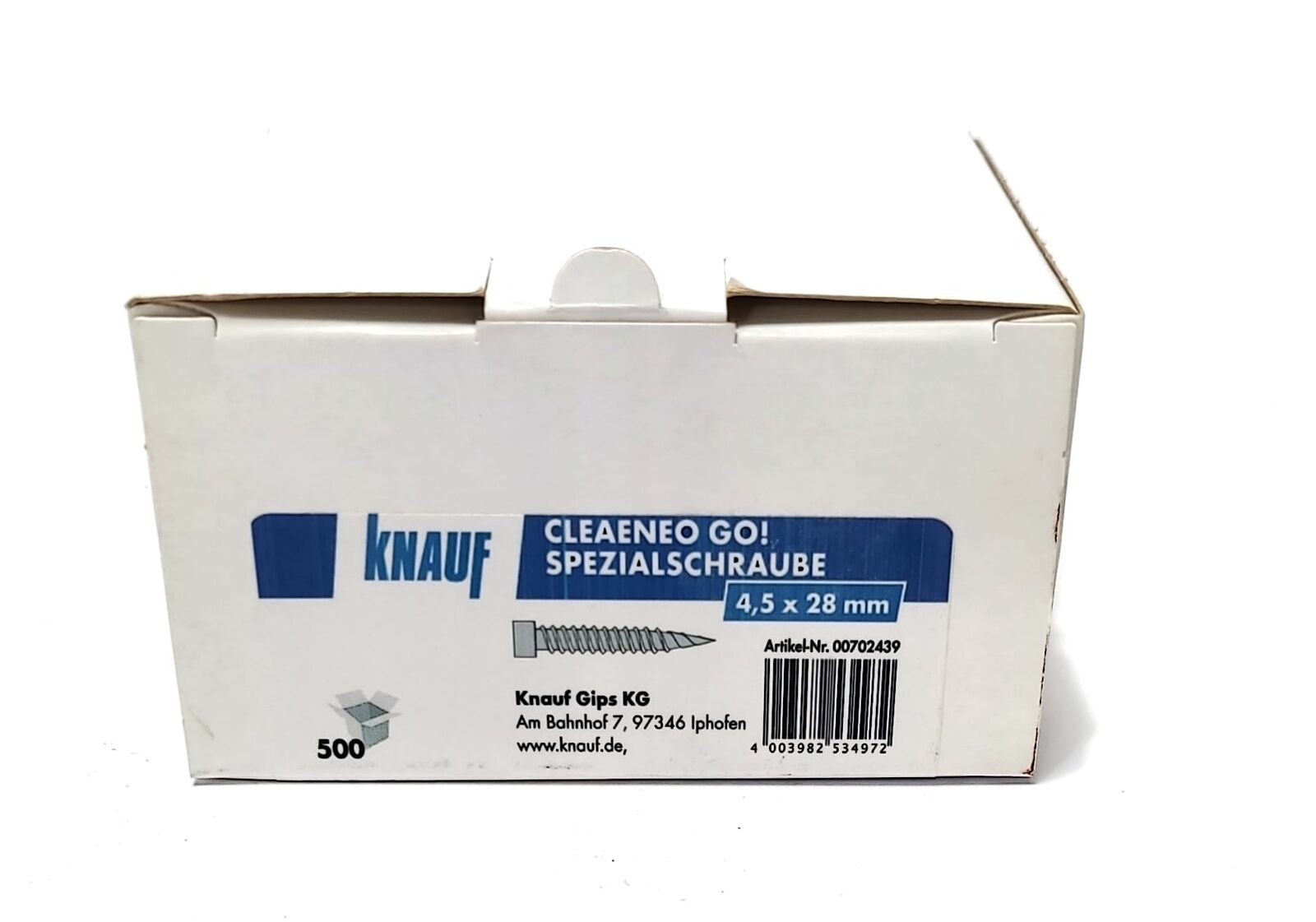 Knauf Cleaneo GO! Spezialschraube 4, 5 x 28 mm (500 Stk.)