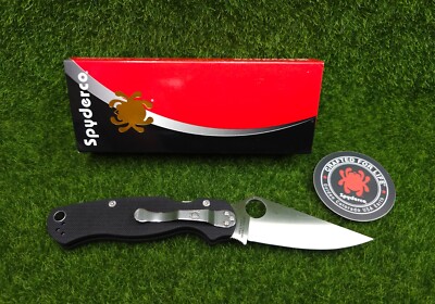 Spyderco Paramilitary 2 Folding Knife 3.42'' CPM-S45VN Satin Plain Blade - C81GP2