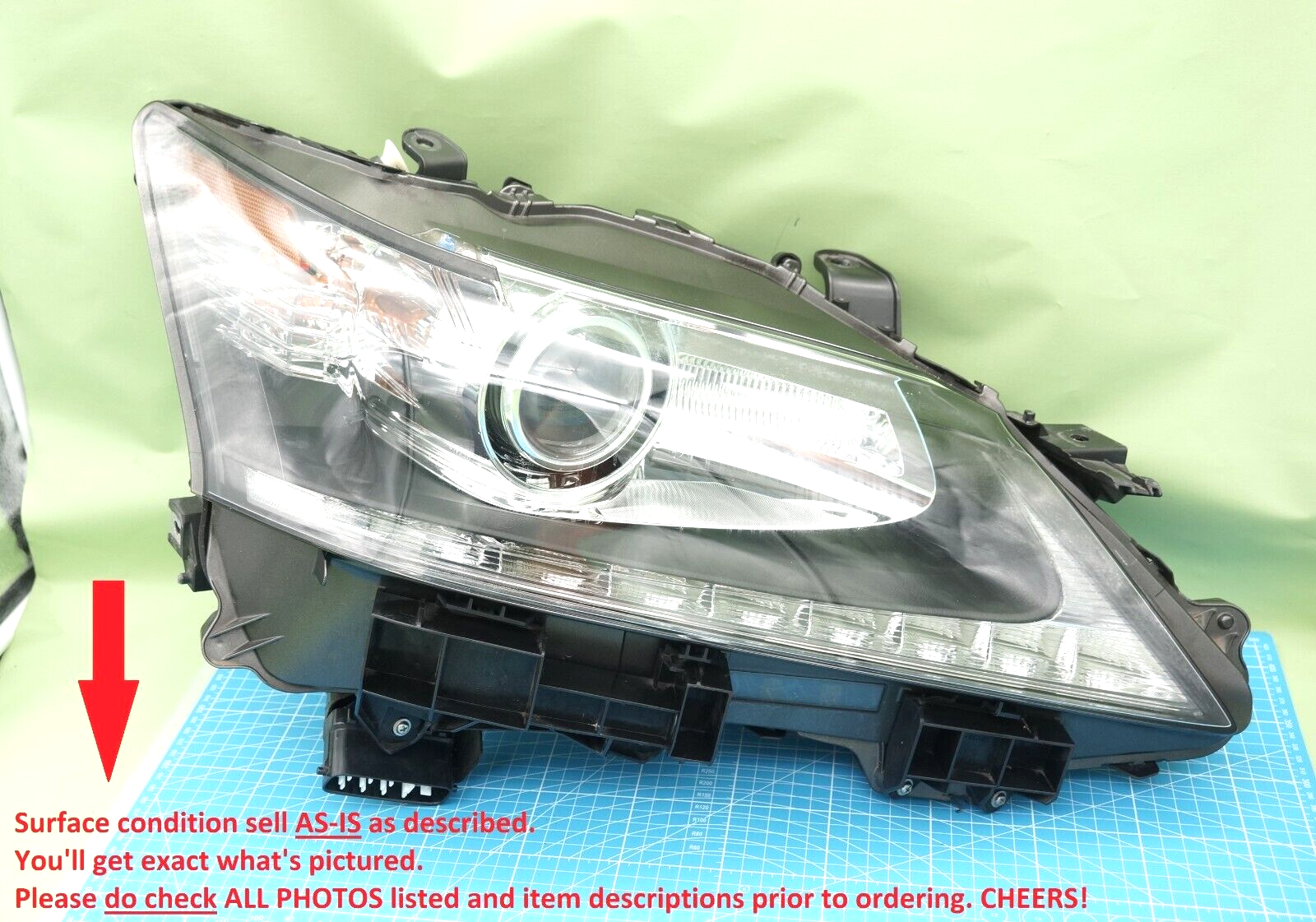 LEXUS GS ヘッドライト 2012-2015 Lexus GS250 GS300h GS350 GS450h Headlight Right L10
