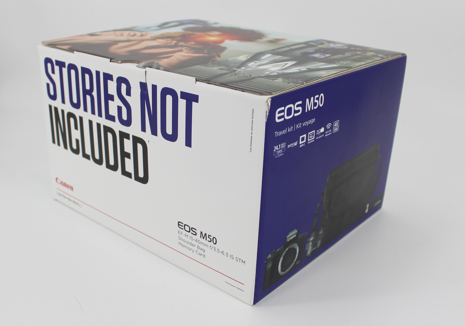 Canon EOS M50 Kit *** 15 - 45 mm *** Schwarz *** 