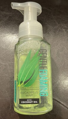 NEW Bath & Body Works Eucalyptus Mint With Coconut Oil Gentle Foaming Hand Soap