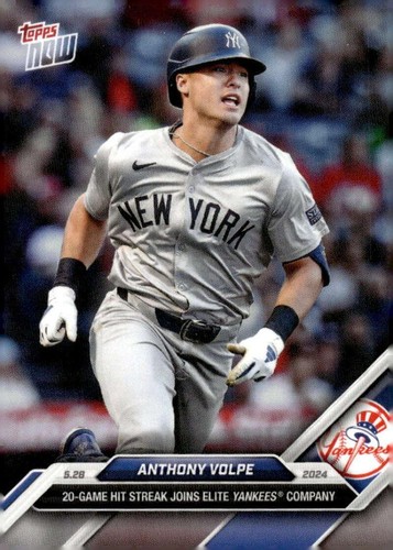 Anthony Volpe New York Yankees 2024 MLB TOPPS NOW® Card 240