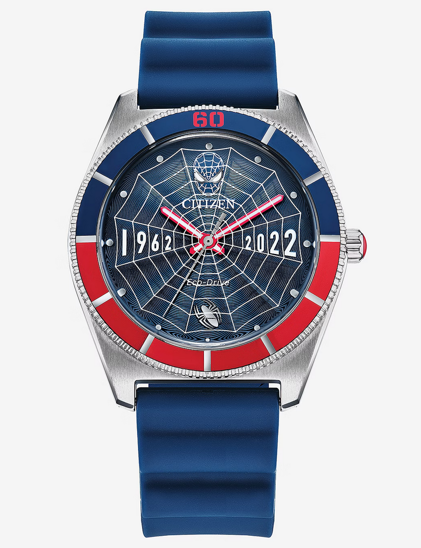 Pre-owned Citizen Watch Company Citizen Limited Edition Spider-man Eco-drive Watch Aw2050-49w