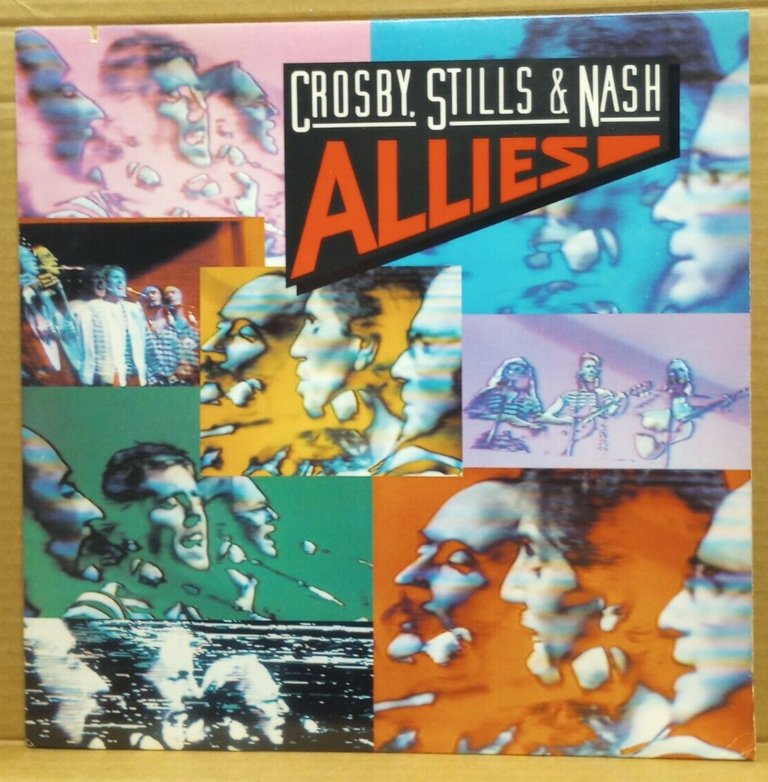 Crosby Stills Nash ALLIES UK/EUR 83 シャツ Vintage Crosby Stills and Nash 1988 Rare Acoustic Evening
