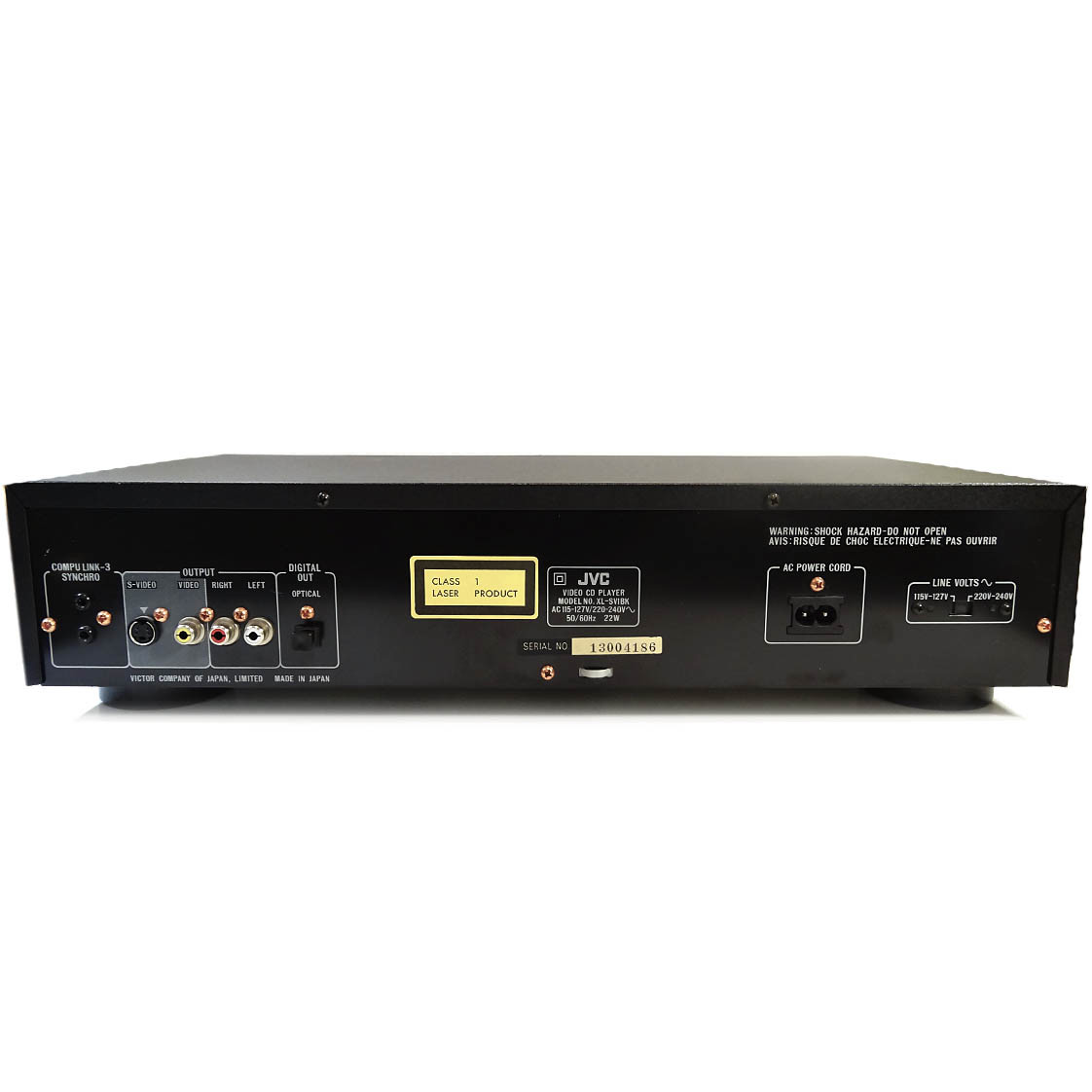 JVC XL-SV21BX Video CD Player With Remote And Cord