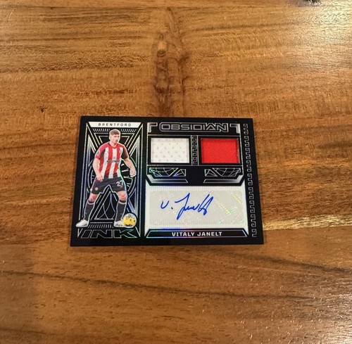 Vitaly Janelt 2023-24 Panini Obsidian Etch Dual Patch Jersey