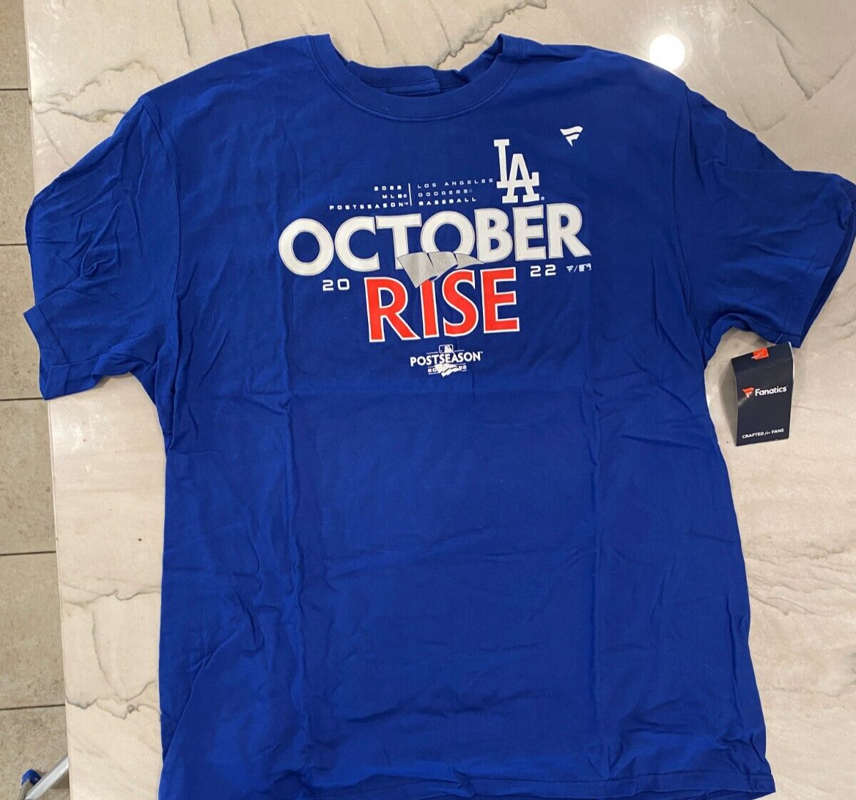 Fanatics MLB Los Angeles Dodgers　XL Fanatics Los Angeles Dodgers Button Up Shirt Men's Size XL