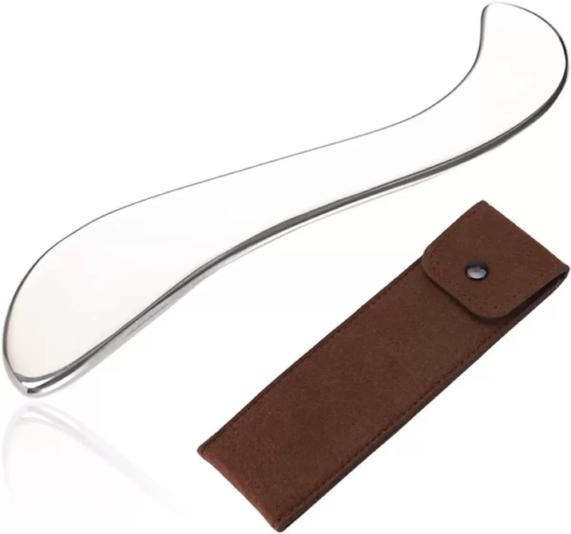 Stainless Steel Gua Sha, Metal Guasha Scraping Tool, Muscle Scraper for Deep Tis