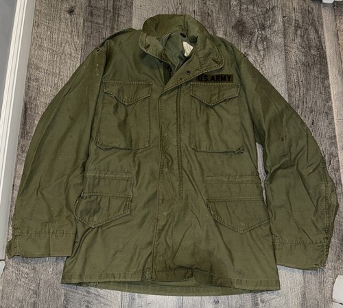 Vtg 1972 M65 Field Jacket S Small Reg OG-107 Coat Cold