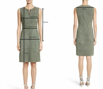 GOLDENSLEATHER EINZIGARTIG GESTREIFTES GESTREIFTES MINI-LEDERKLEID PARTY-ABENDKLEID AUS LEDER