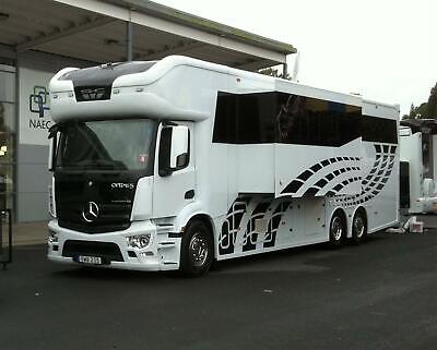 Sc Sporthome World cruiser LHD tag axel mercedes Actros race home motorhome RV