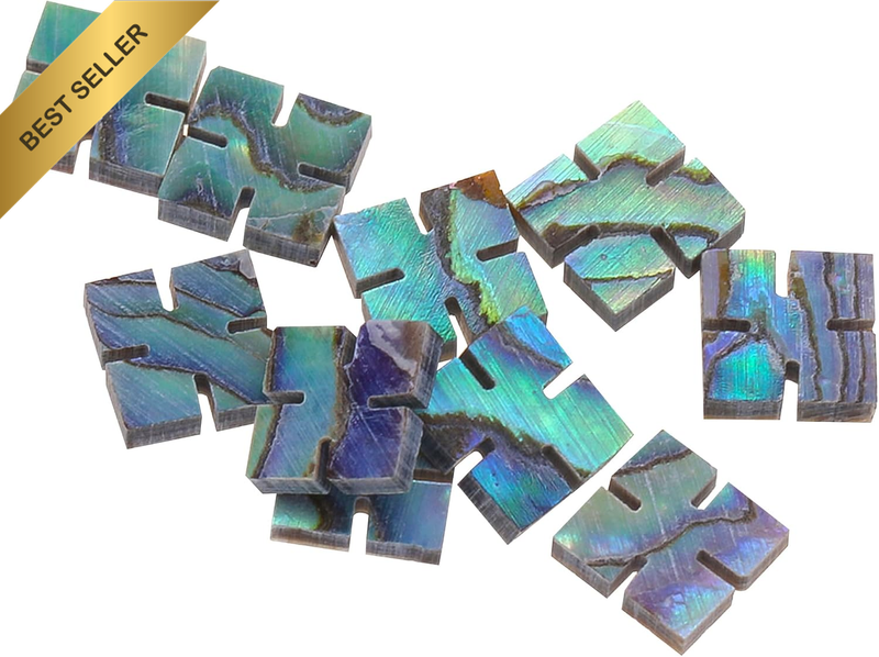 Pro 6Mm Natural Paua Abalone Shell Diamonds Snowflake Guitar Fretboard Inlay Dot