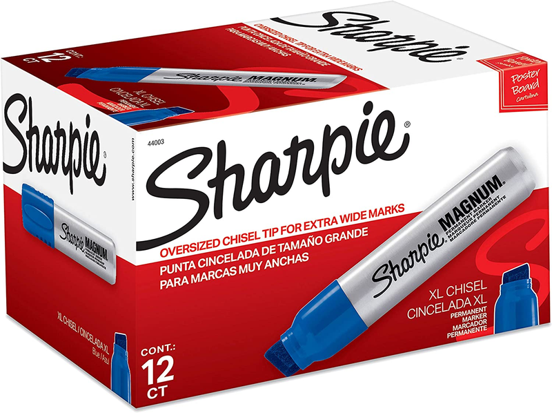 Chisel Tip Blue Box Of 12