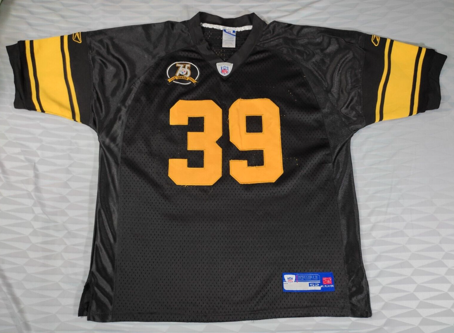 Reebok Pittsburgh Steelers ユニフォーム 2003 Pittsburgh Steelers Gildon #92 Reebok On Field Home