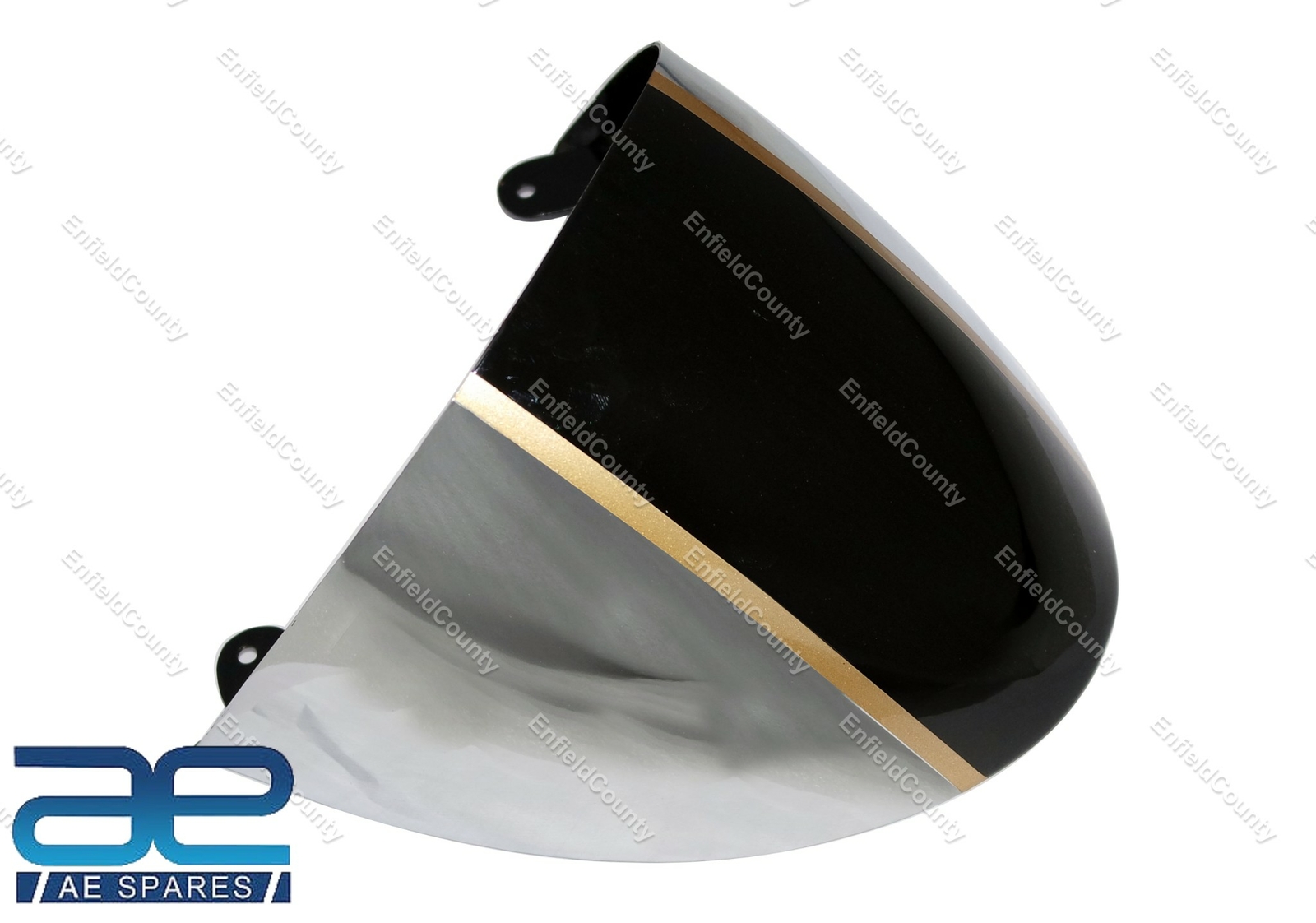 Single Seat Cowl Black & Chrome For Royal Enfield Continental GT 650cc 